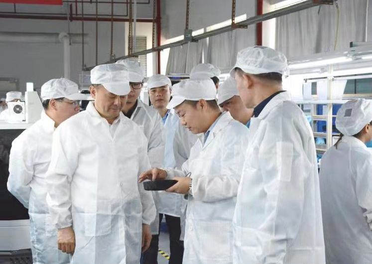 萍乡市委书记陈敏率队到佳禾考察 萍乡市委书记陈敏率队到佳禾考察